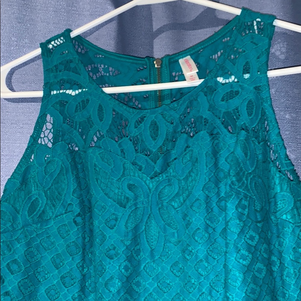 Summer Dress Lace Overlay